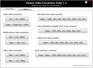 Pazera Video Converters Suite screenshot